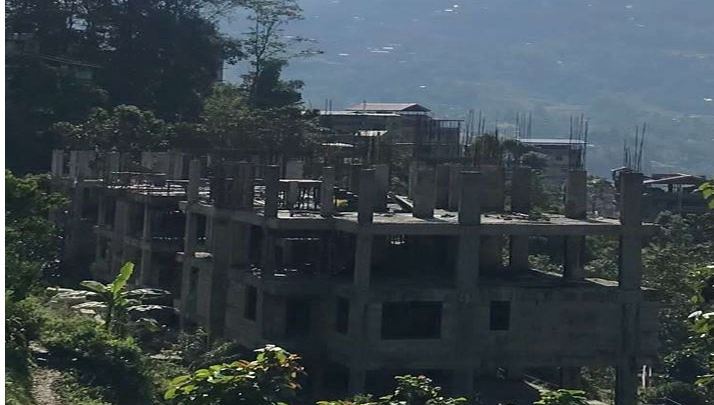 CONCRETE FRAME STRUCTURES OF BLOCK IV CONSTRUCTION WORK AT LUMSEY